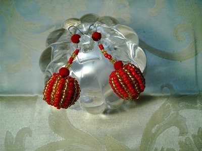 JJ's: How to make a Christmas berries drop-down Earring gift.