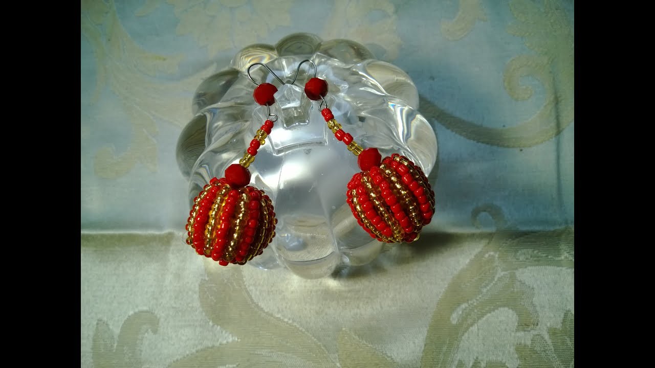 JJ's: How to make a Christmas berries drop-down Earring gift.