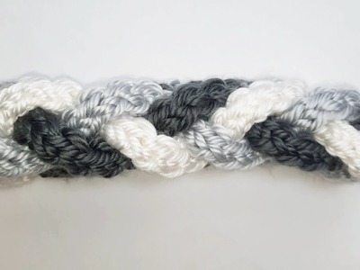 Loom Knit a Braided Headband for Beginners