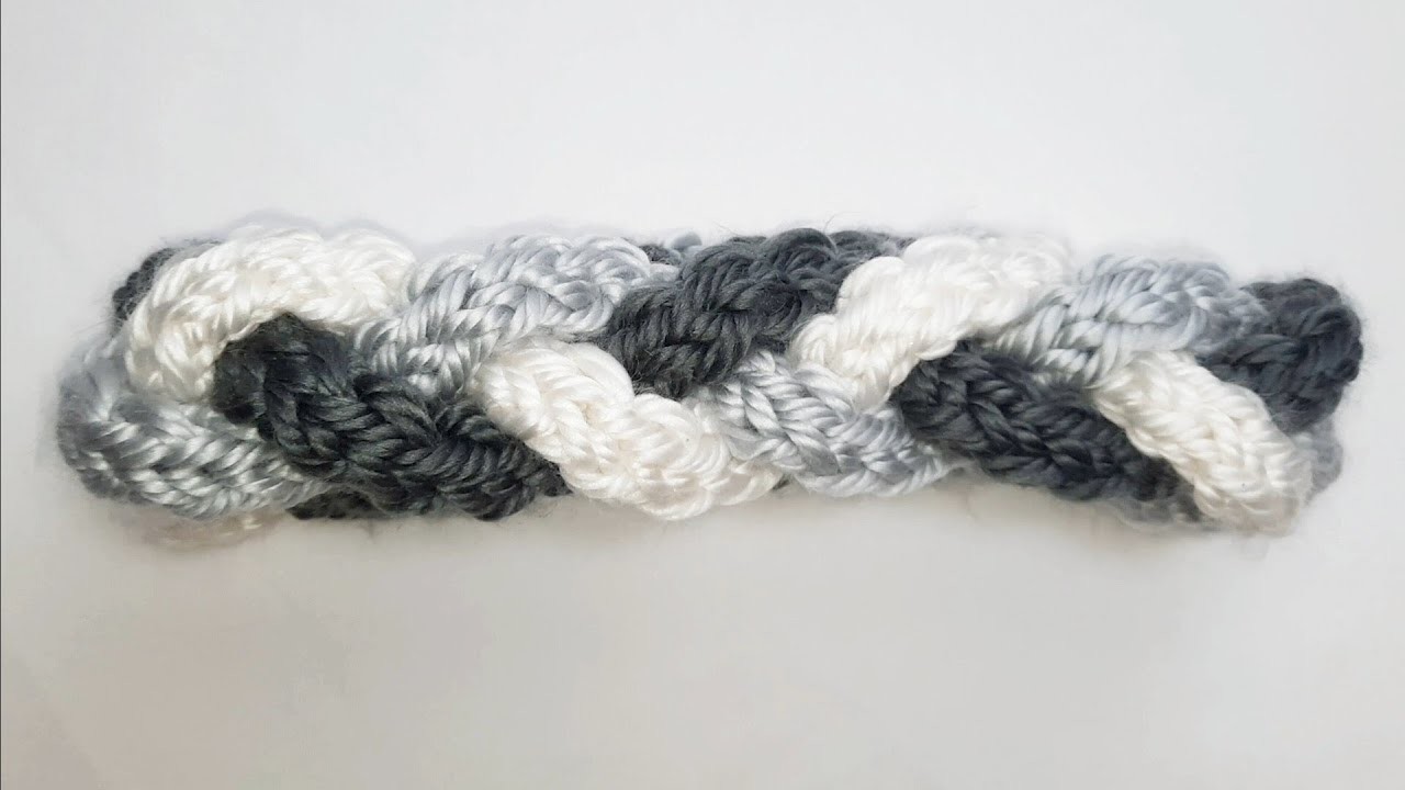 Loom Knit a Braided Headband for Beginners