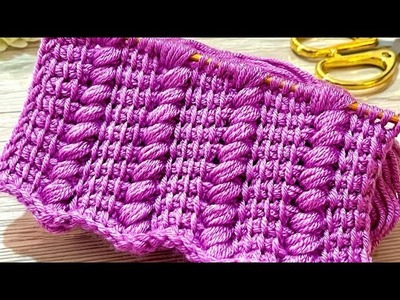 Muy hermoso ❗♥️ A legendary tunisian crochet. Very Easy Crochet for Beginners