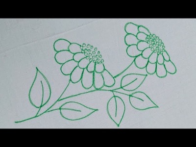 Simple & creative hand embroidery for Beginners! - Easy hand embroidery stitches for flowers