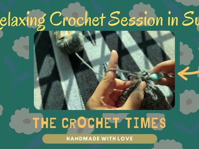 Soothing Crochet Session in Winter Sun | Watch to Relax | No Sound