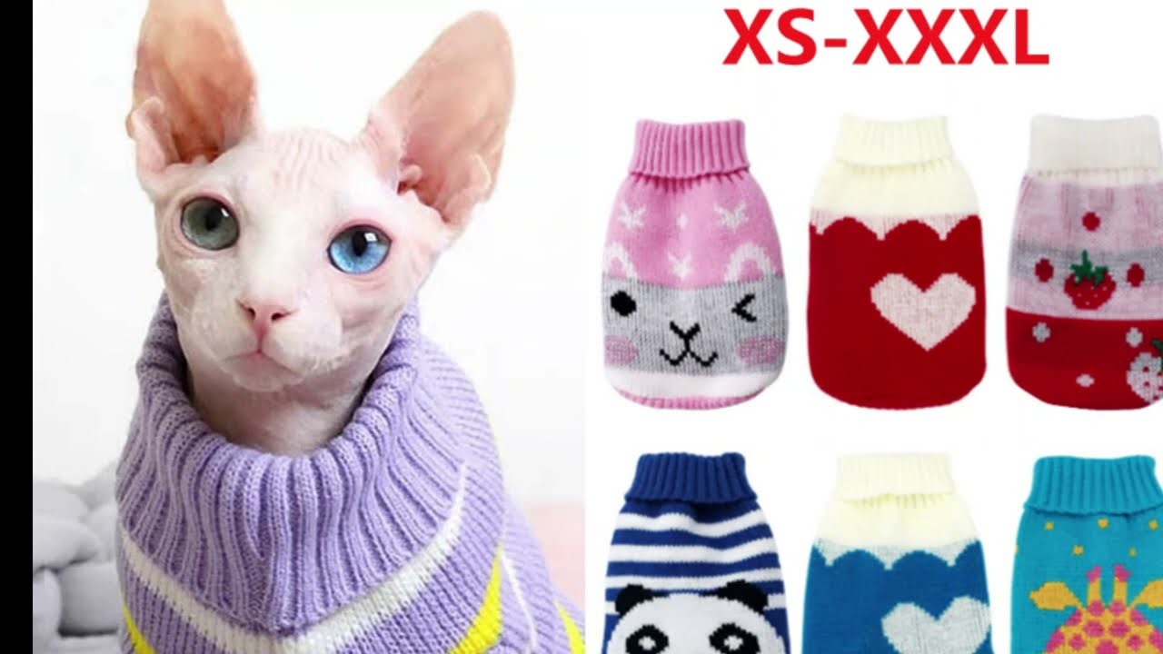 Winter Dog Clothes Cat Dog Sweater Pullover for Small Dogs
