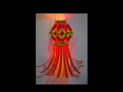 Akash Kandil | How to Make Akash Kandil at Home | Diwali Decoration Idea | Diwali Lantern #shorts