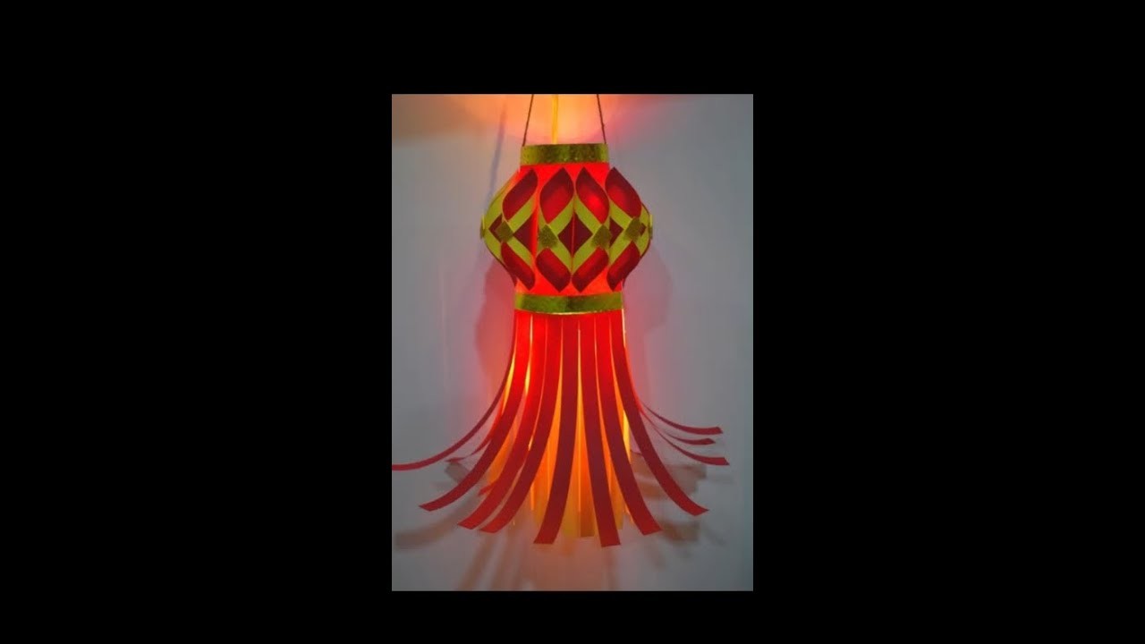 Akash Kandil | How to Make Akash Kandil at Home | Diwali Decoration Idea | Diwali Lantern #shorts