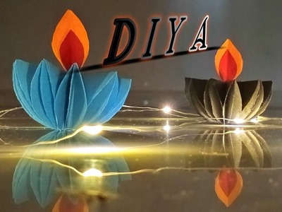 Beautiful Diwali Decoration Idea | Diya making with paper | Waste out of Best ideas | Festival Decor