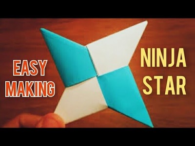 Paper ninja Star || how to make flower from paper|| paper flower || decorations| flowers| ⭐