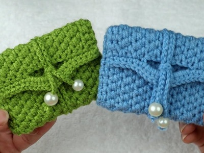 How to crochet mini bag for beginners