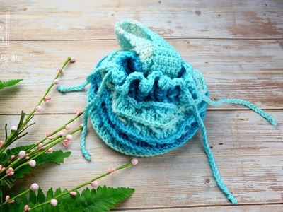 Crochet Easy Pouch Bag Tutorial