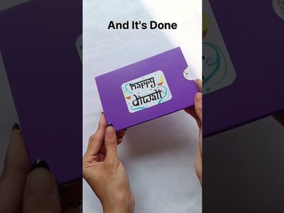 DIY Diwali Card Making | Handmade #shorts