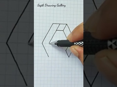 How to draw 3d optical illusion art