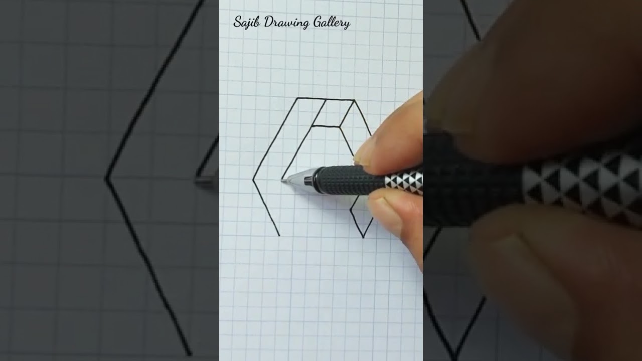 How to draw 3d optical illusion art