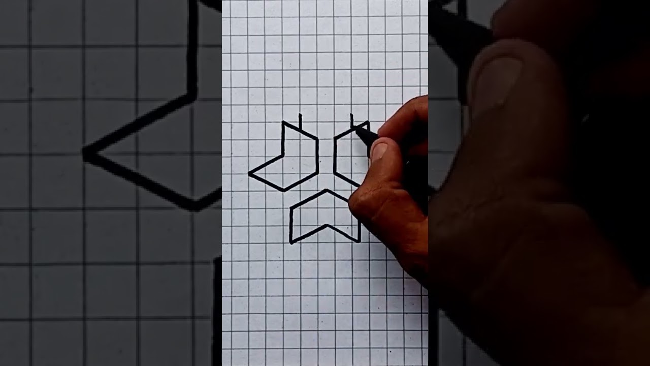 Satisfying Video ✅ 3D Art. 3d drawing #shorts #3ddrawing
