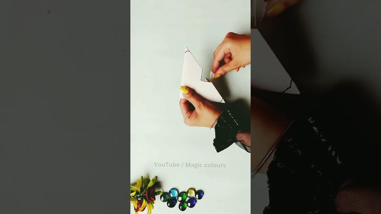 DIY unicorn bookmark #shorts #craftideas #youtubeshorts #magiccolours ????