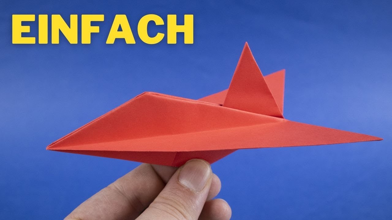 Papierflieger Falten Der Weit Fliegt Basteln - Beste Papierflieger [2022]