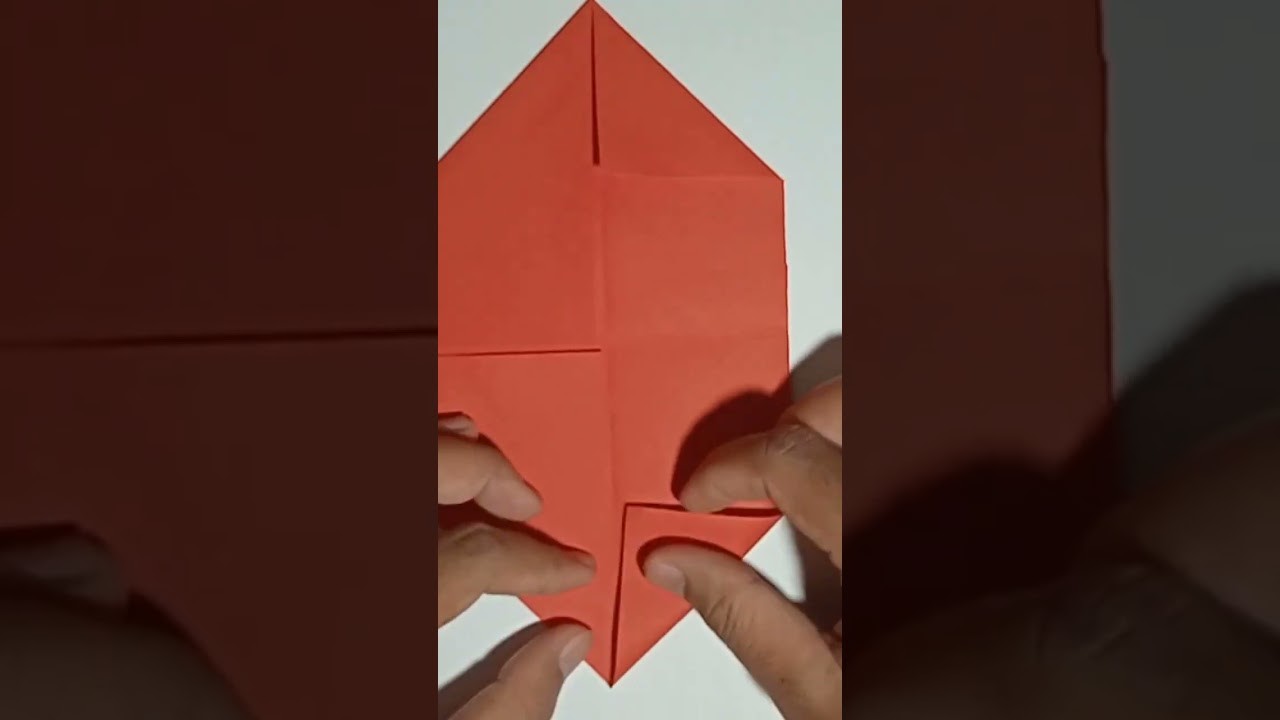 Red Stealth Paper Plane