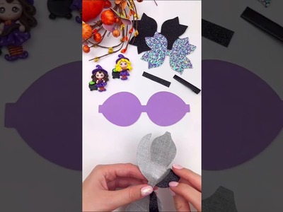 DIY Halloween Hair Bow (template linked in the comments) | Miss O Crafts