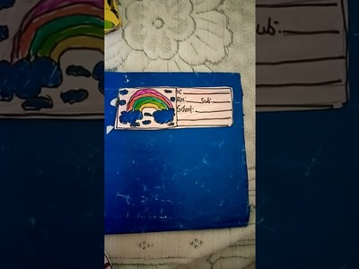 How to make a homemade notebook sticker