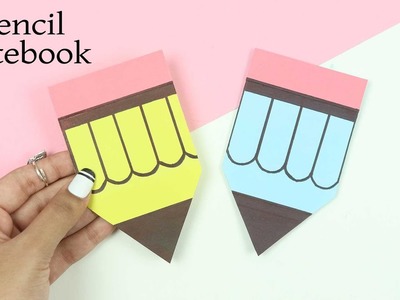 DIY Pencil Notebooks | Cute Paper Craft Ideas | Back to School Hacks #Shorts