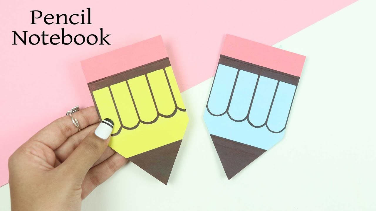 DIY Pencil Notebooks | Cute Paper Craft Ideas | Back to School Hacks #Shorts