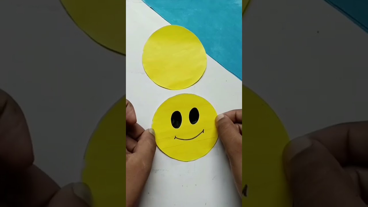 How to make emoji ???? squishy toy at home #squishy #craftideas #papercraft #shortsyoutube