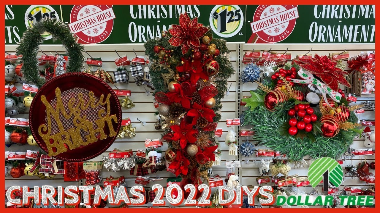 3 DOLLAR TREE DIY CHRISTMAS PORCH DECOR | #CHRISTMAS #2022 #DIYS