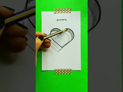 3d heart drawing ????