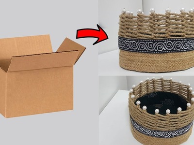 DIY Handmade Organizer Basket