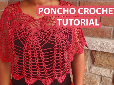 PONCHO CROCHET TUTORIAL