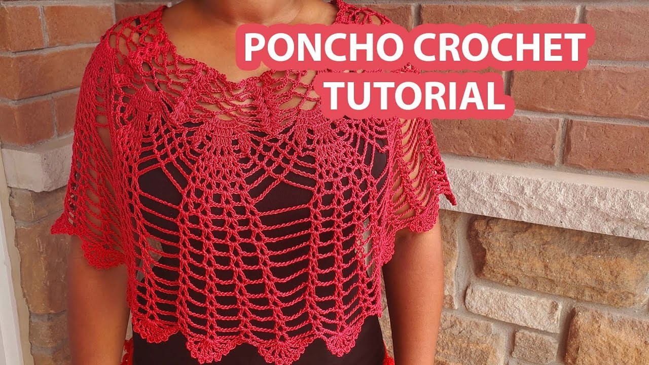 PONCHO CROCHET TUTORIAL