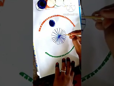Republic day short video Indian Army sulute Tiranga Jhanda painting video azmat painting design AZ