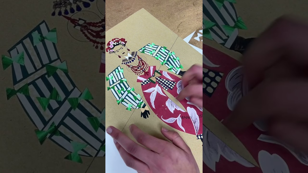 The making of Hormazd Narielwalla’s Paper Dolls (Harem Queen)
