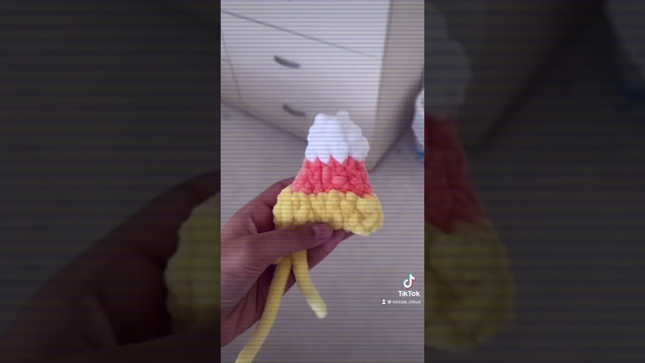 Crochet candy corn! ????????????????⚪️