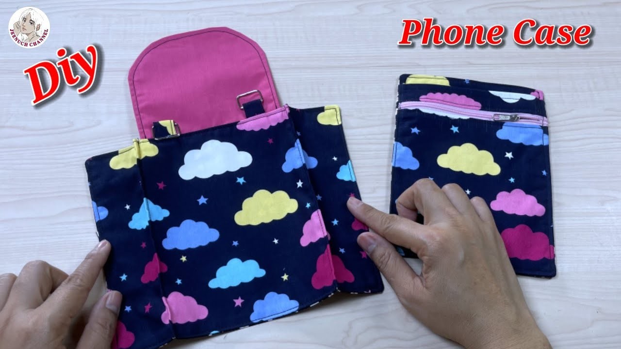 Diy Sling Bag | How to Make Cell Phone Bag | Mobile Pouch Making