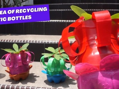 Easy Diy Plastic Bottle - The Idea Of Recycling Plastic Bottles Into A Flower Pot Is Simply Gorgeous