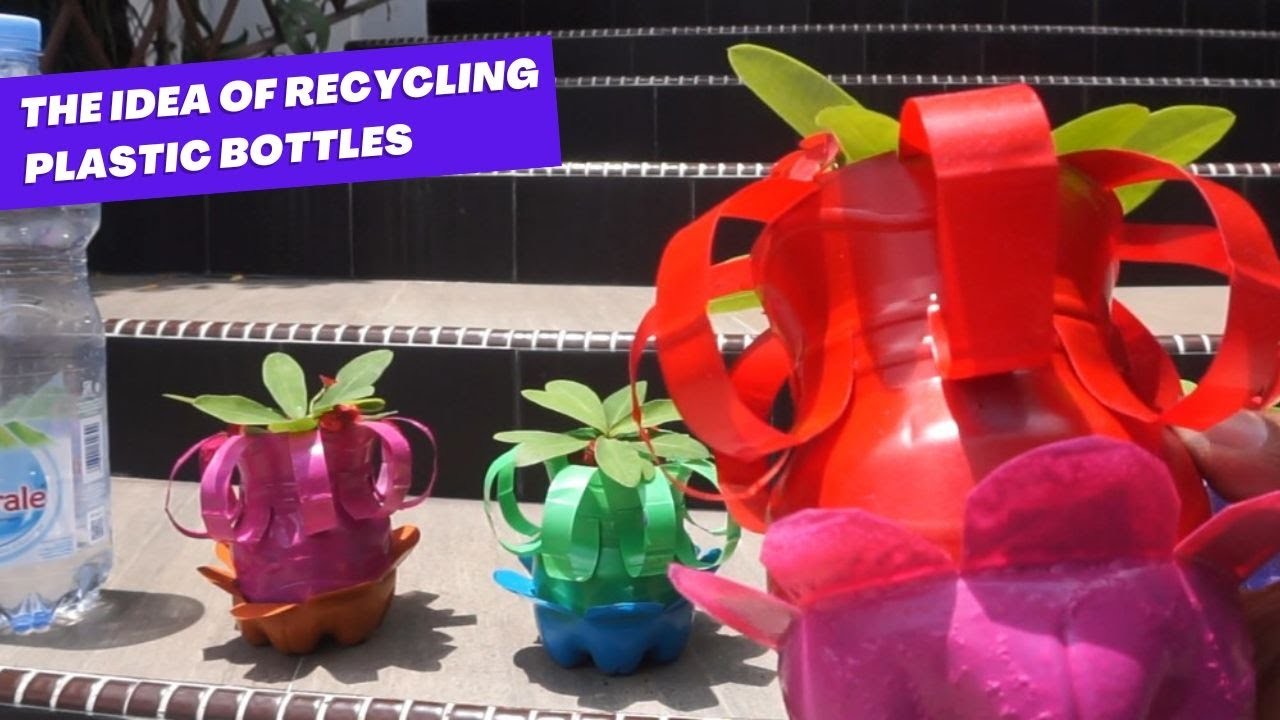 Easy Diy Plastic Bottle - The Idea Of Recycling Plastic Bottles Into A Flower Pot Is Simply Gorgeous