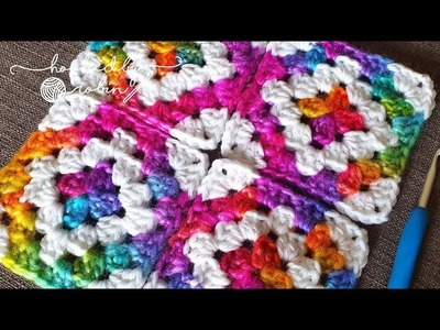 Create an AMAZING Granny Square with JUST 2 COLOURS! ????