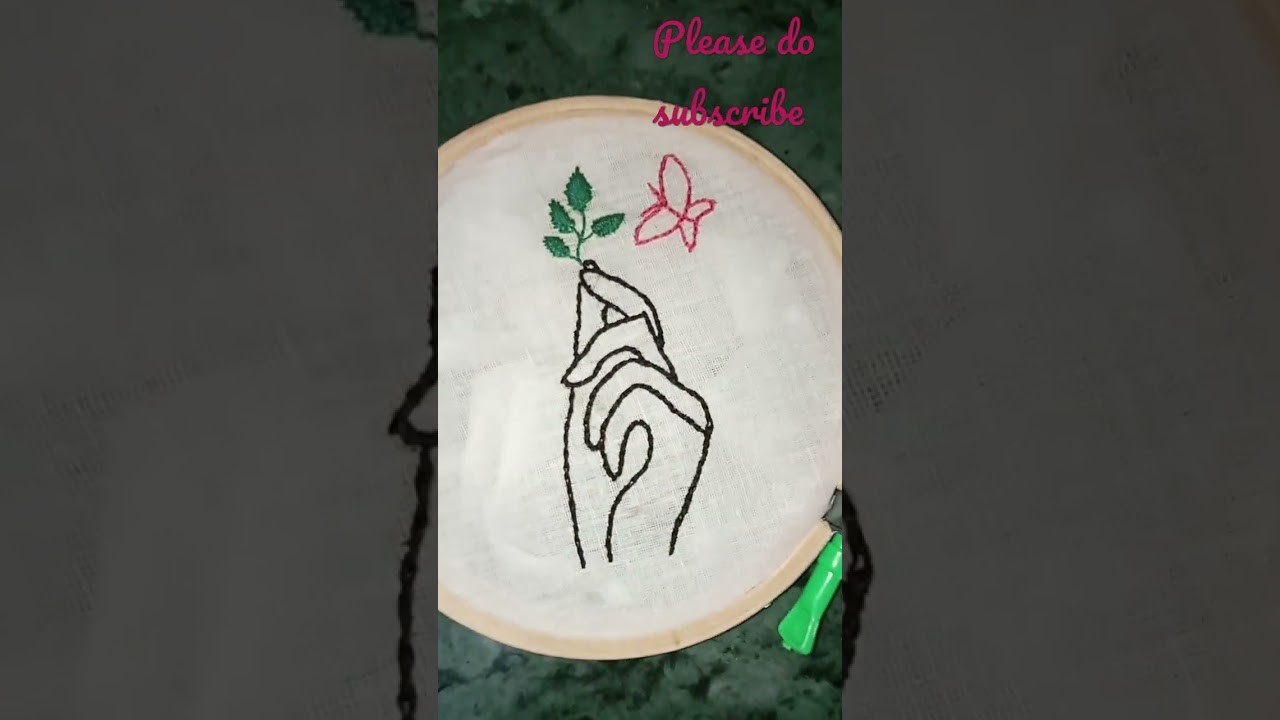 ????hand embroidery????simple design