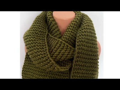 How to Knit a Scarf for Beginners Step By Step Easy Knit Long Scarf