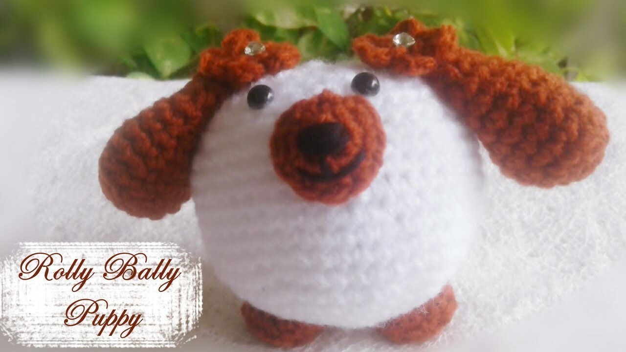 Amigurumi Puppy Free Pattern | Amigurumi Dog Pattern | Crochet Dog | Rolly Bally Puppy | Fairymellow