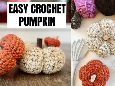 Easy Crochet Pumpkin- Free Crochet Pattern For Beginners