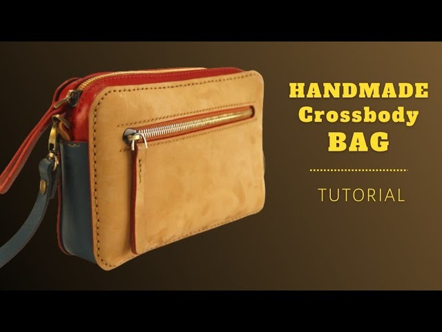 HOW TO make a handmade leather FANNY PACK and CROSS BAG? | FREE PATTERN | part 2 |