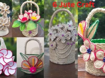 Jute Craft Decoration Design ideas || Jute craft ideas Home Decoration