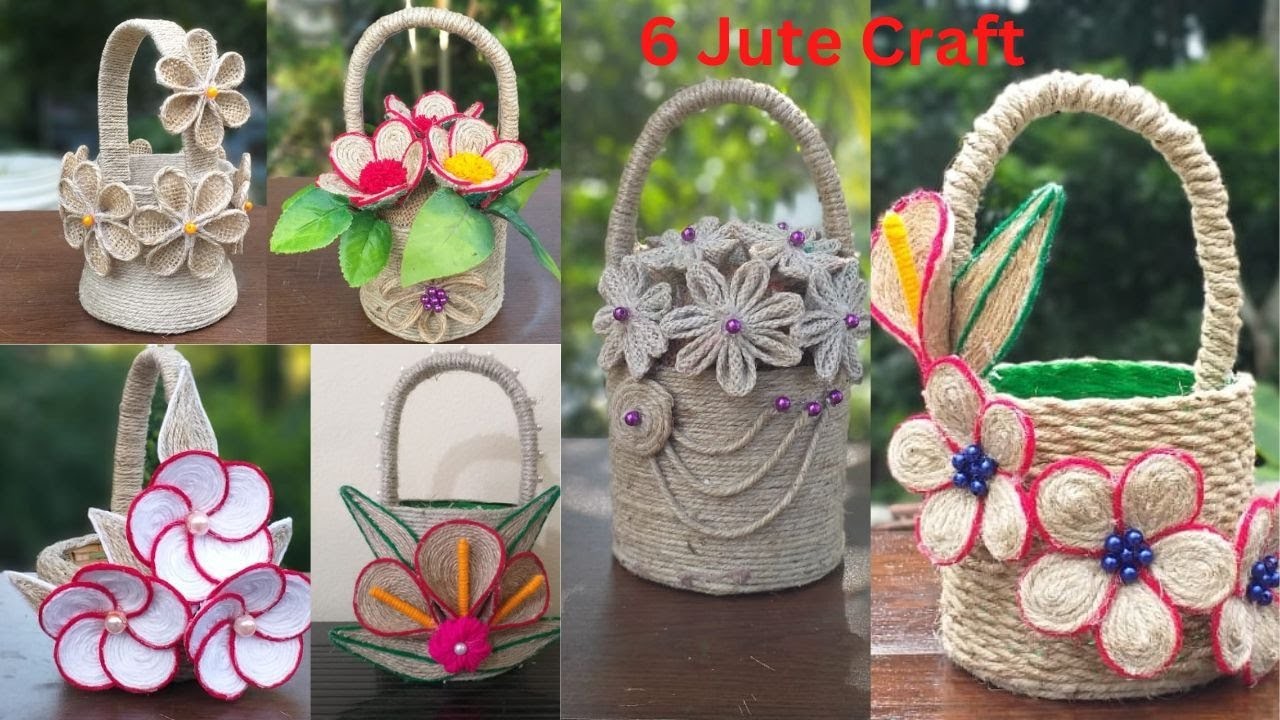 Jute Craft Decoration Design ideas || Jute craft ideas Home Decoration