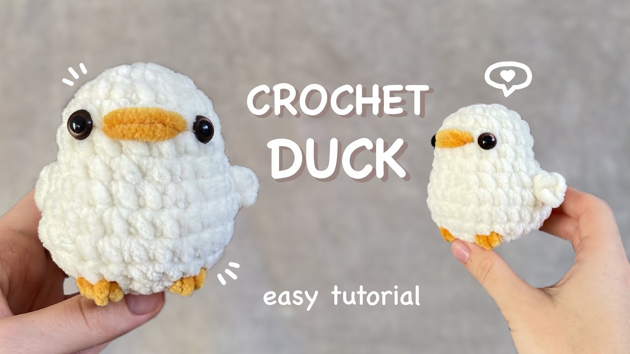 Beginner tutorial: How to Crochet amigurumi DUCK
