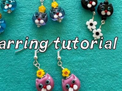 Cat Earrings Tutorial Beginner Tutorial