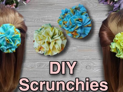 DIY Scrunchies| How to make a scrunchie or hair tie| Easy Tutorial ????#58