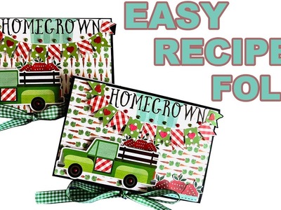 Easy Recipe Folio Tutorial | Mindless Crafting