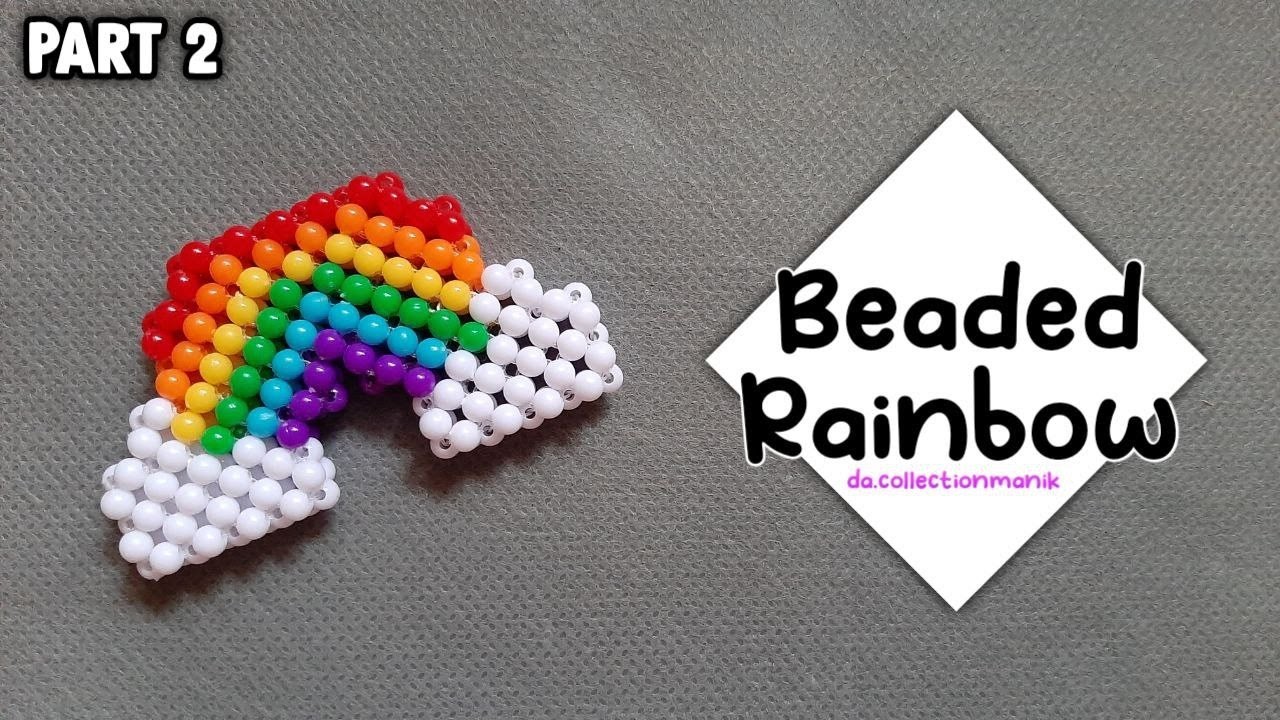 PART 2 END Tutorial Ganci Pelangi Manik Manik. DIY BEADS. How to Make Beads Keychains Rainbow